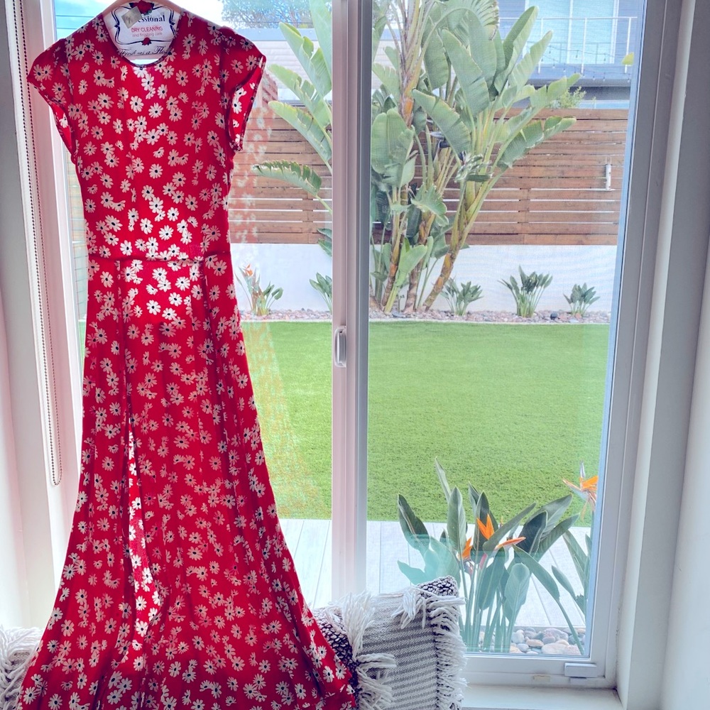 Reformation, Gavin Dress, Color Oopsie Daisy, Size 2